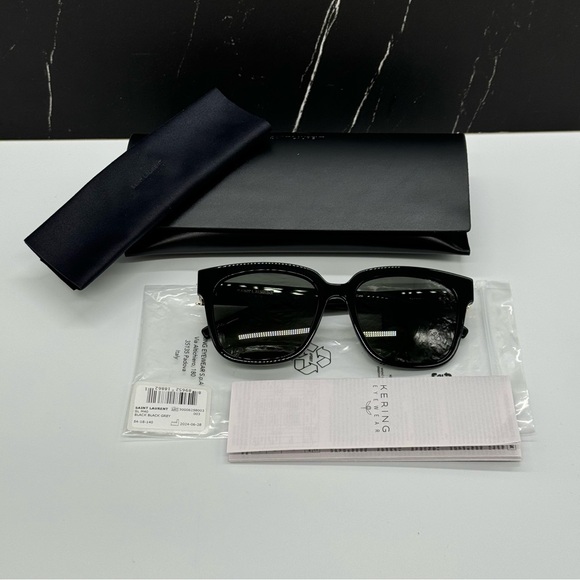 NEW SL M40 003 SAINT LAURENT WOMEN CLASSIC SQUARE SUNGLASSES SLM40 - Picture 12 of 12